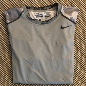 Nike Pro Combat Camo Workout Shirt